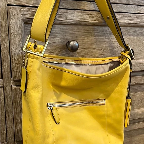 Mustard Yellow Coach Women's Bag & Wallet - Picture 8 of 11